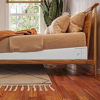 Mattress Elevator 5-Inch - Gentle Incline Under Mattress Support - Riser for Snoring, Acid Reflux, and Sinus Relief, Queen