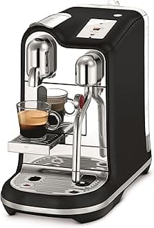 Creatista Pro Automatic Pod Coffee Machine with milk frother wand for Espresso, Cappuccino & Flat White by Sage in Black Truffle