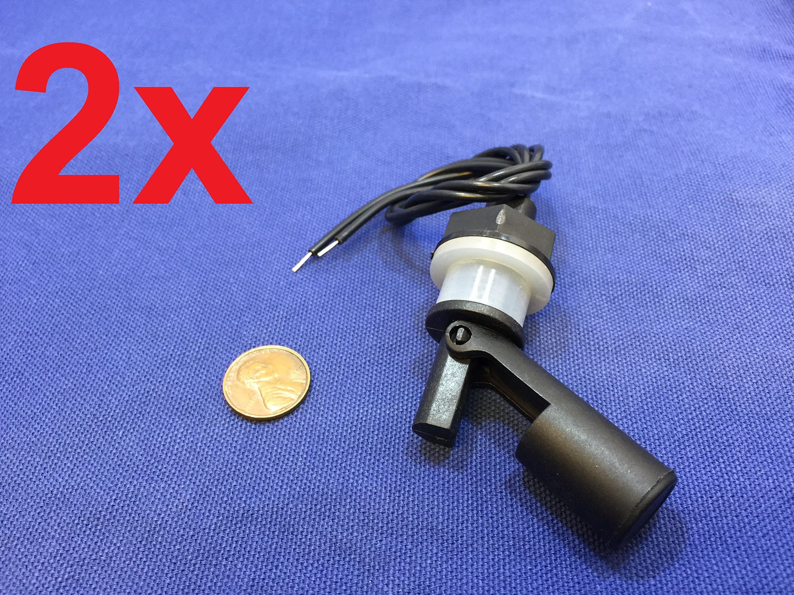 2 Pieces Liquid Water Level Sensor Horizontal Float Switch Tank Pool Tk0885 B18