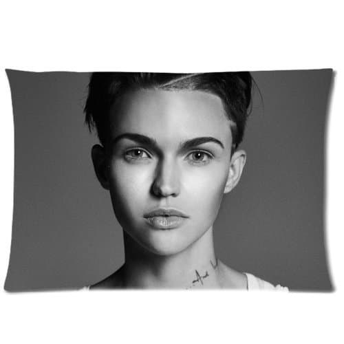 Generic Ruby Rose Sofa Pillowcase Cover Bedding Pillowcase Standard Size Custom Zippered Pillow Cases 16x24 (Two sides)
