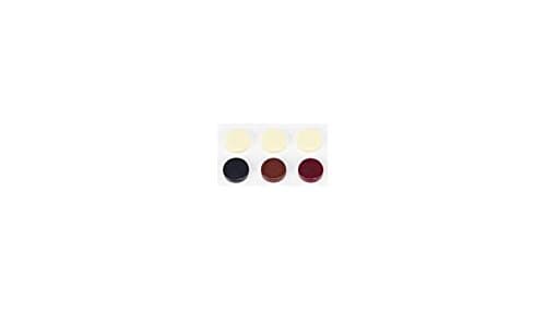 Colored Uria Stone Backgammon Game Discs - 30 Pc Set (Brown & Ivory)