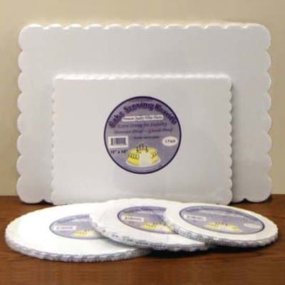 10" Round Plastic Cake Board 3 Count