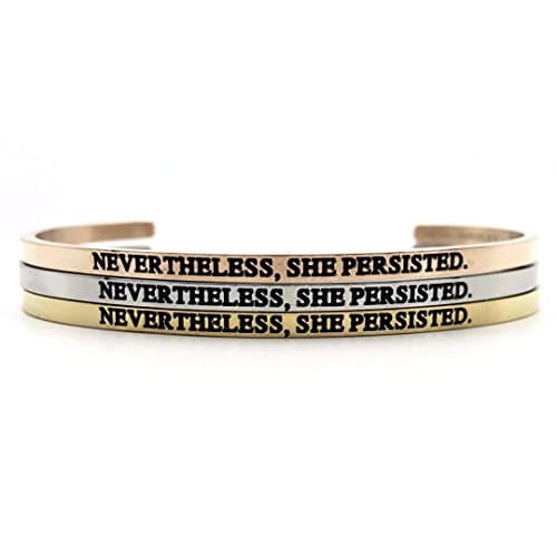 Nevertheless, She Persisted Dainty Bangle