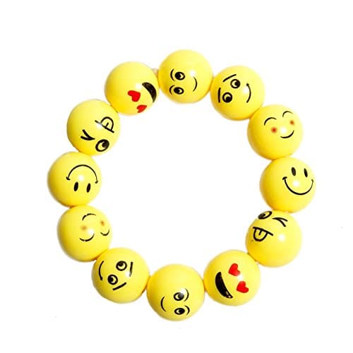Emoticon Bead Bracelet
