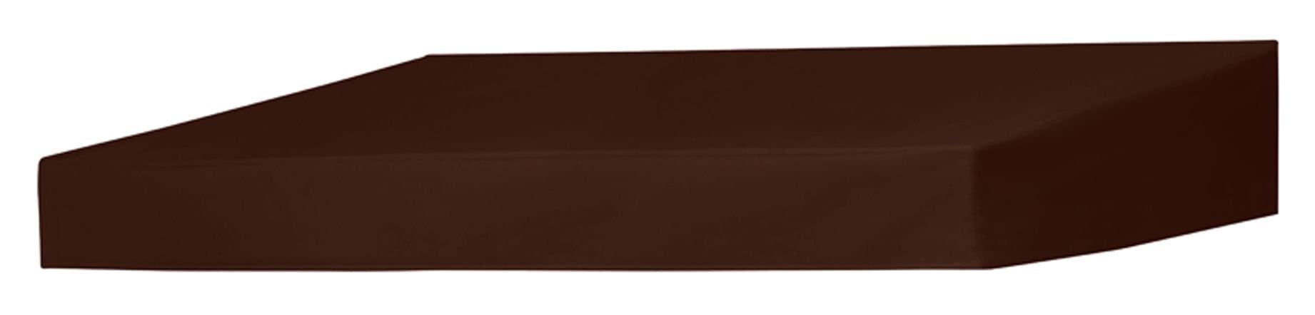 Door Canopy in a Box 3020944 Rectangular Door Canopy, 8', Cocoa