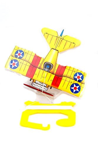 MicroKite Mini Mylar Kite, Biplane, 2-Pack