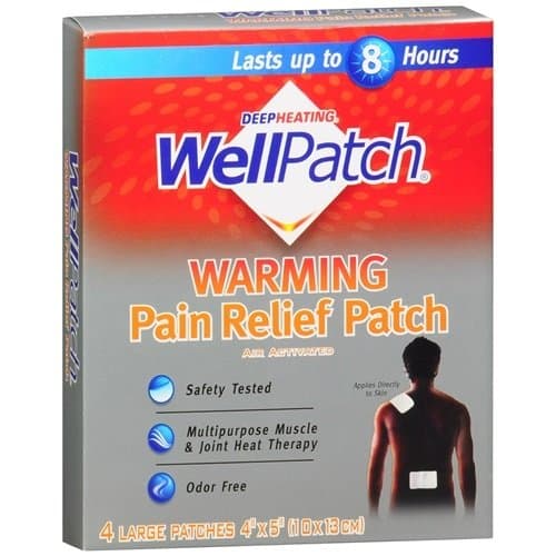 Wellpatch Capsaicin Deep Relief Patch 4 x 8 in. 32 Count