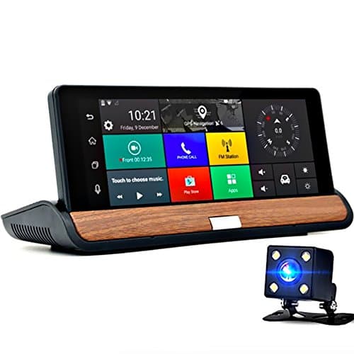 4G 7.0 inch Car DVR Camera Android 5.1 GPS Navigation WiFi Dual Lens Full HD 1080P Video Recorder with Rear view Camera Automobile dashcam