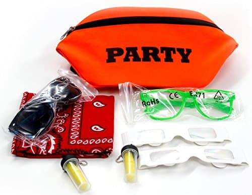 Diffraction Glasses Plus FREE Orange Fanny Pack
