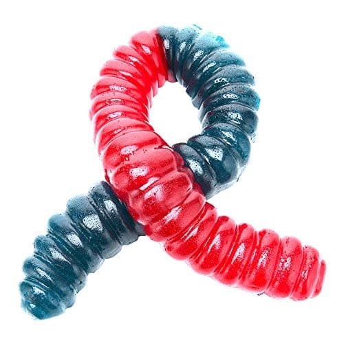 World's Largest Gummy Worm (Cherry/Blue Raspberry)