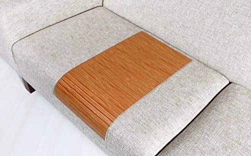 Sofa Tray Table - Long (Exotic Bambu), Sofa Arm Tray, Armrest Tray, Sofa Arm Table, Couch Tray, Coffee Table, Sofa Table,Wood Tray,Wood Gifts