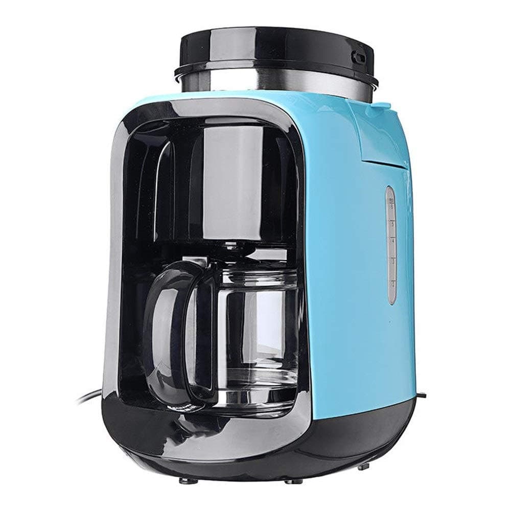 Durable Home Office Automatic Coffee Bean Filter Maker Machine Coffee Machine Thermal Coffeemaker (Color : Blue, Size : One size)