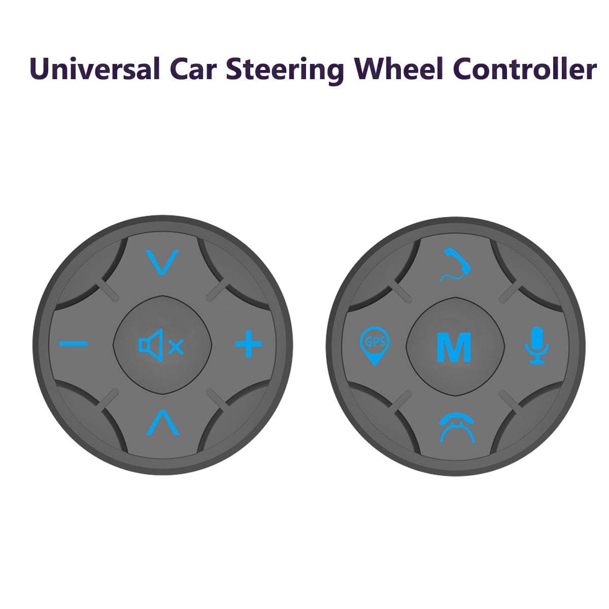 QM STAR- Car Steering Wheel Buttons Controller Wireless Remote Control For Universal Car Stereo DVD GPS Navigation QS-SWC003