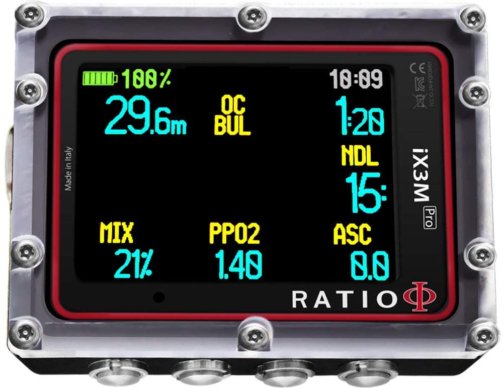 Ratio iX3M PRO Tech+ Air Integrated Dive Computer