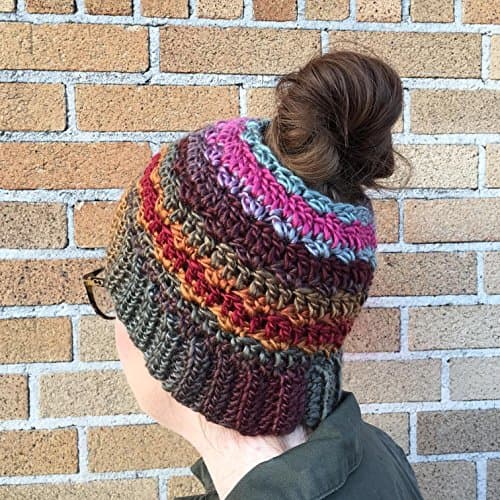 Messy Bun Hat Beanie