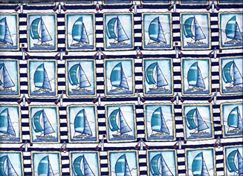 Sailboat Blocks Valance