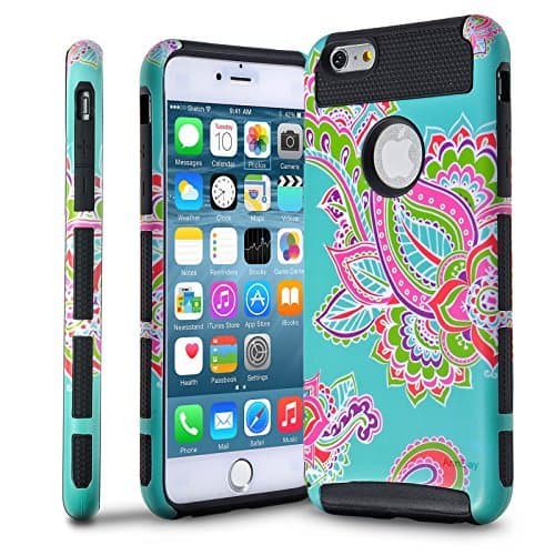 iPhone 6S Plus Case 5.5 Inch,iPhone 6 Plus Case,AnnBay High Impact Hard Hybrid Dual Layer Heavy Duty Armor Modern Slim Drop Protection Shock Absorption Cover Case(Don' t Touch My Phone)