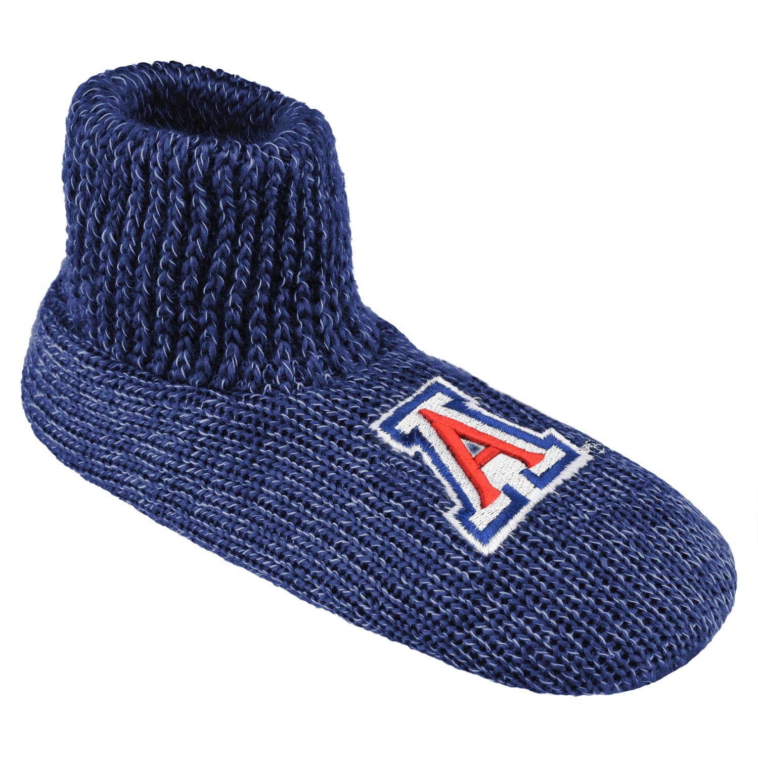NCAA Ribbed Cuff Wool Blend Slipper Socks