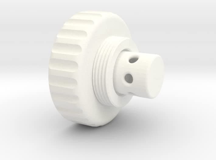 Braukmann-Adapter_40x1-5, White Processed Versatile Plastic