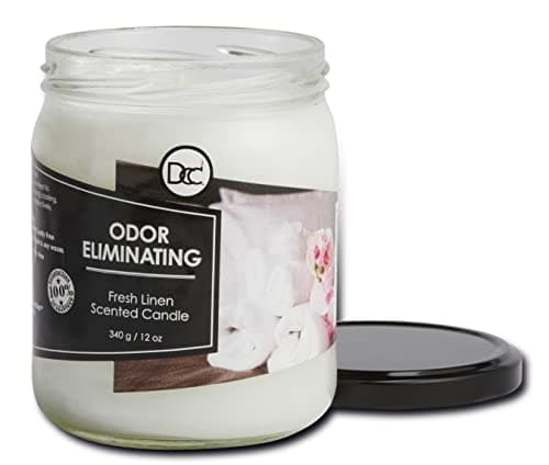 Fresh Linen Scented Deodorizing Candle