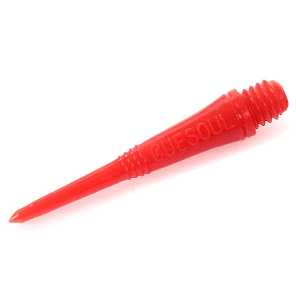 CUESOUL Soft Tip Darts Points 2BA Thread Red,Pack of 100 pcs