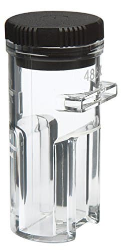 Sample Cell, 1 Inch Round Plastic, 10 mL Volume, 1 cm Pathlength, Compatible with DR900 and DR3900 Colorimeters, Durable and Reusable, 4864302