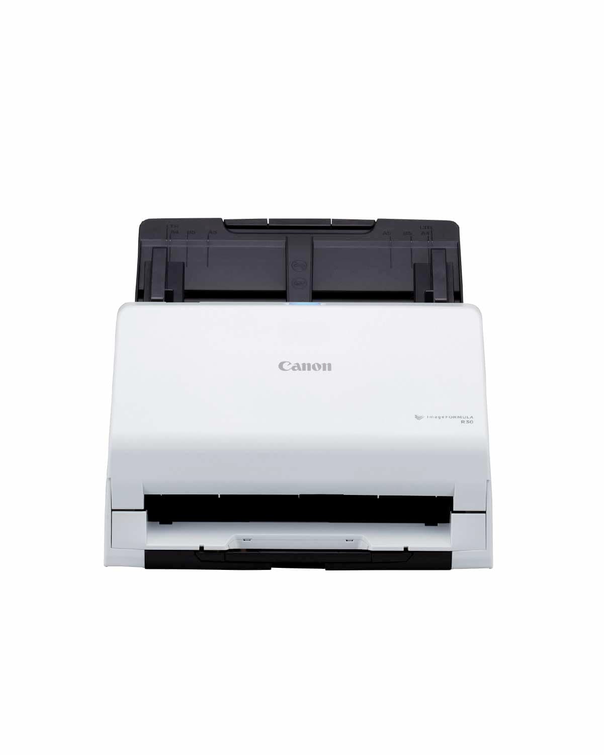 Canon imageFORMULA R30 Document Scanner | Double-sided Scanning with USB for Home & Office | 60 Sheet Feeder | Easy Driverless Setup with Built-in Canon CaptureOnTouch Lite Software | Supports OCR