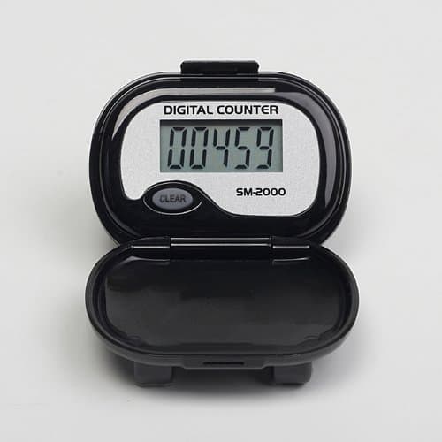SM-2000 Step Pedometer (color: BLACK)