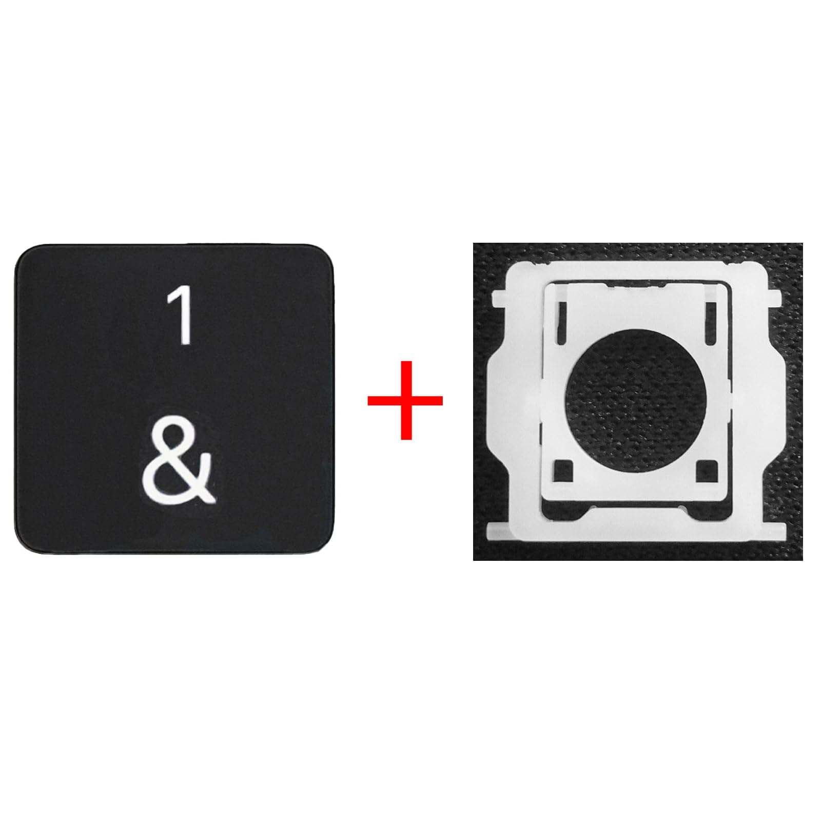 CTBDZ Individual Key Cap with Hinge Replacement for MacBook Pro (M1 M2) A2141 A2251 A2289 A2338 A2442 A2485,Replace for MacBook Air A2179 A2337 A2681 Keyboard Keycap (1 Key)