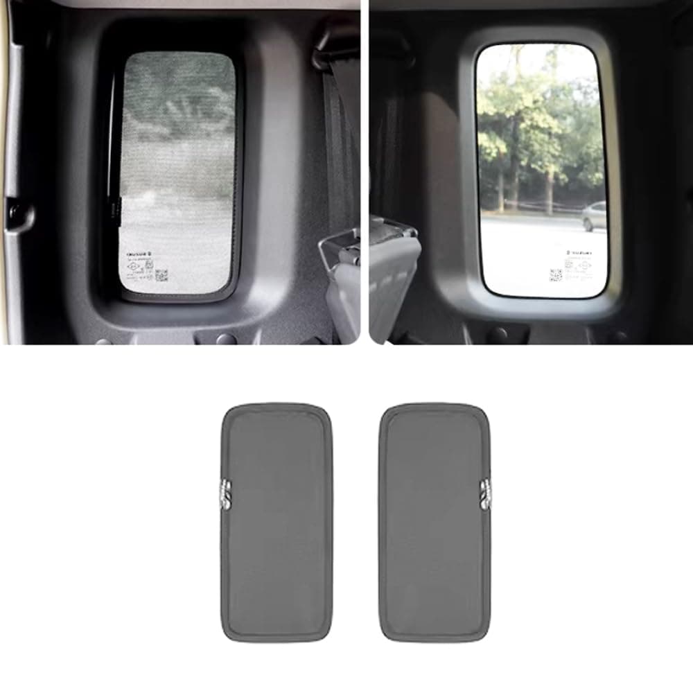 Auto Inner Trunk Window Anti-UV Windshield Sunscreen Dust Protector Cover,Fit for Suzuki Jimny 4-Door 2023 2024 2025,Trunk Window Sun Visor Shades Privacy Net Gauze Curtain Anti-Insect