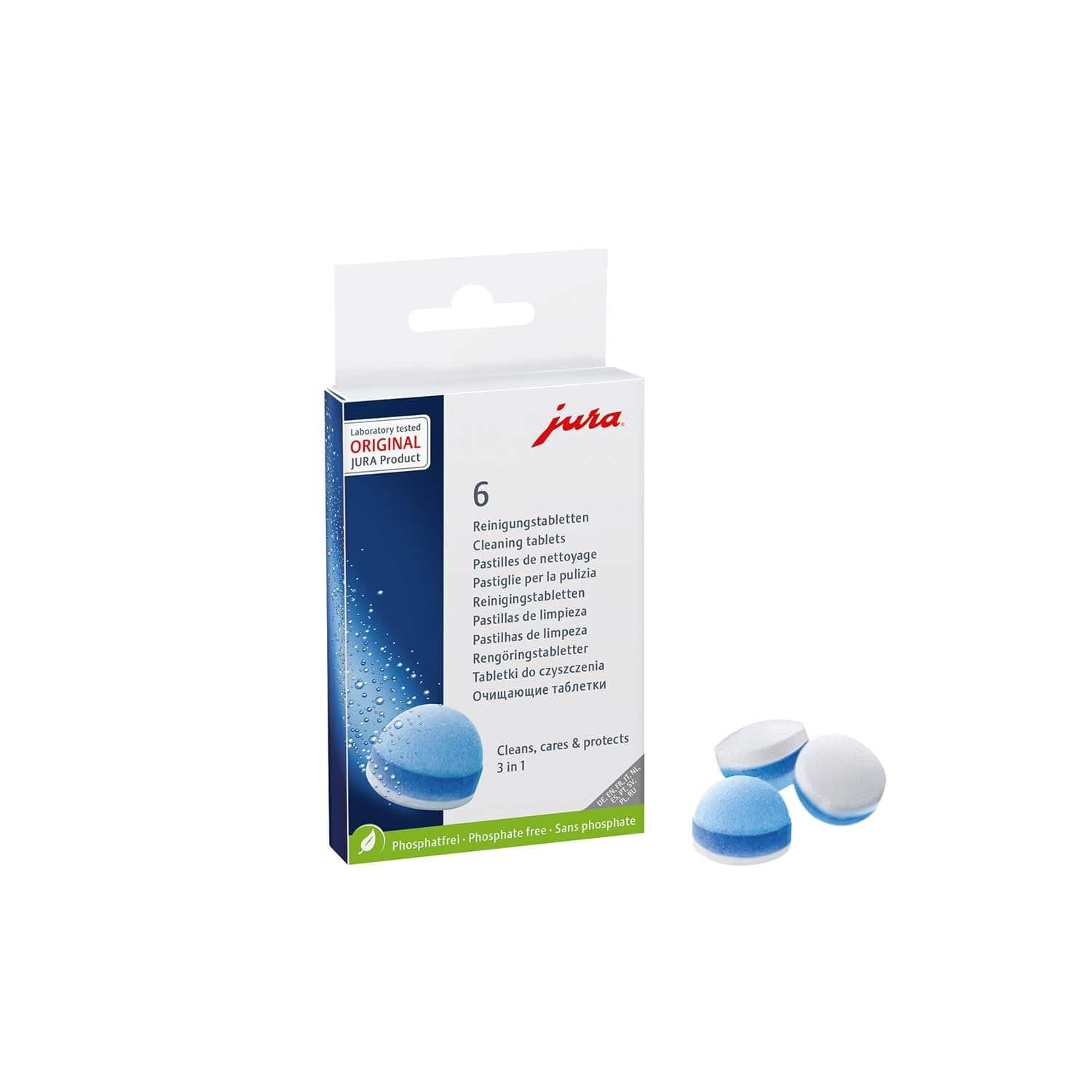 Jura 3-Phase Espresso Cleaning Tablets (6 Count)