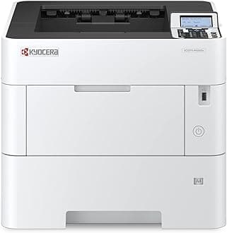 ECOSYS PA5500x Monochrome Laser Printer, 57 ppm, 600 x 600 dpi and Up to Fine 1200 dpi, 600 Sheet Tray, 100 Sheet MPT, Duplex, 5 Line LCD w/Hard Key Panel, Gigabit Ethernet, USB, 512 MB
