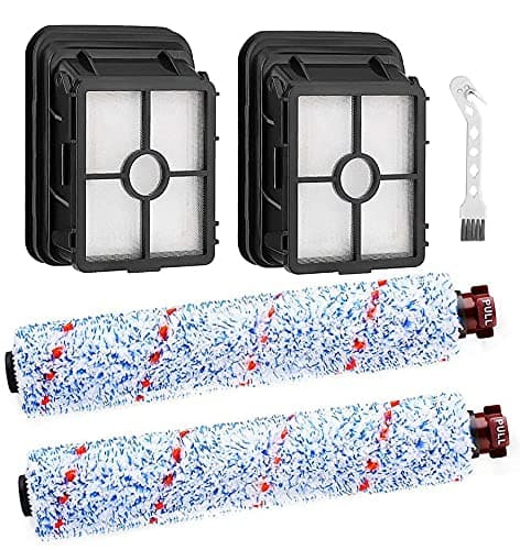 Multi Surface Pet Brush Roll Filter Replacements Compatible with Bissell CrossWave - Pack of 4