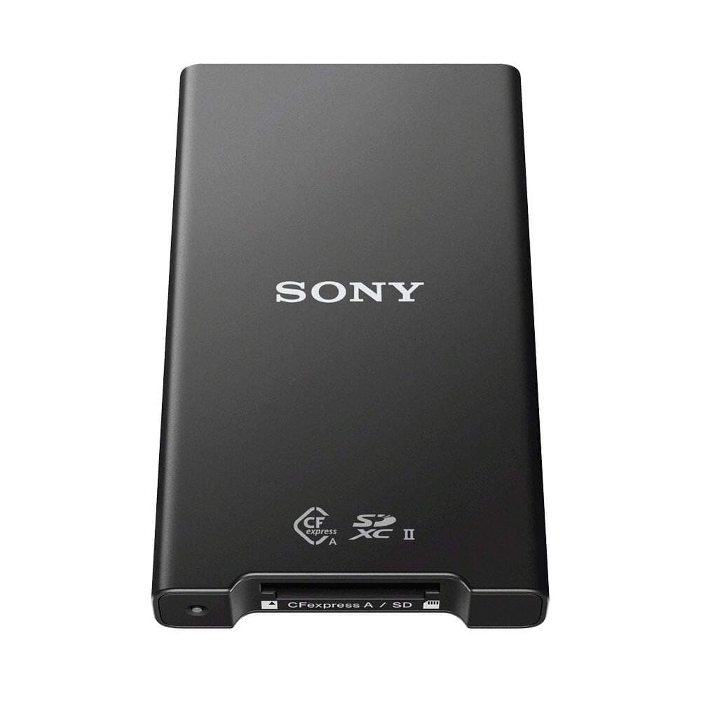 Sony CFexpress Type A/SD SuperSpeed 10Gbps Flash Memory Card USB Type-C Reader (Compatible with CFE Type A/SDHC & SDXC UHS-I & UHS-II) – MRW-G2,MRWG2.SYM