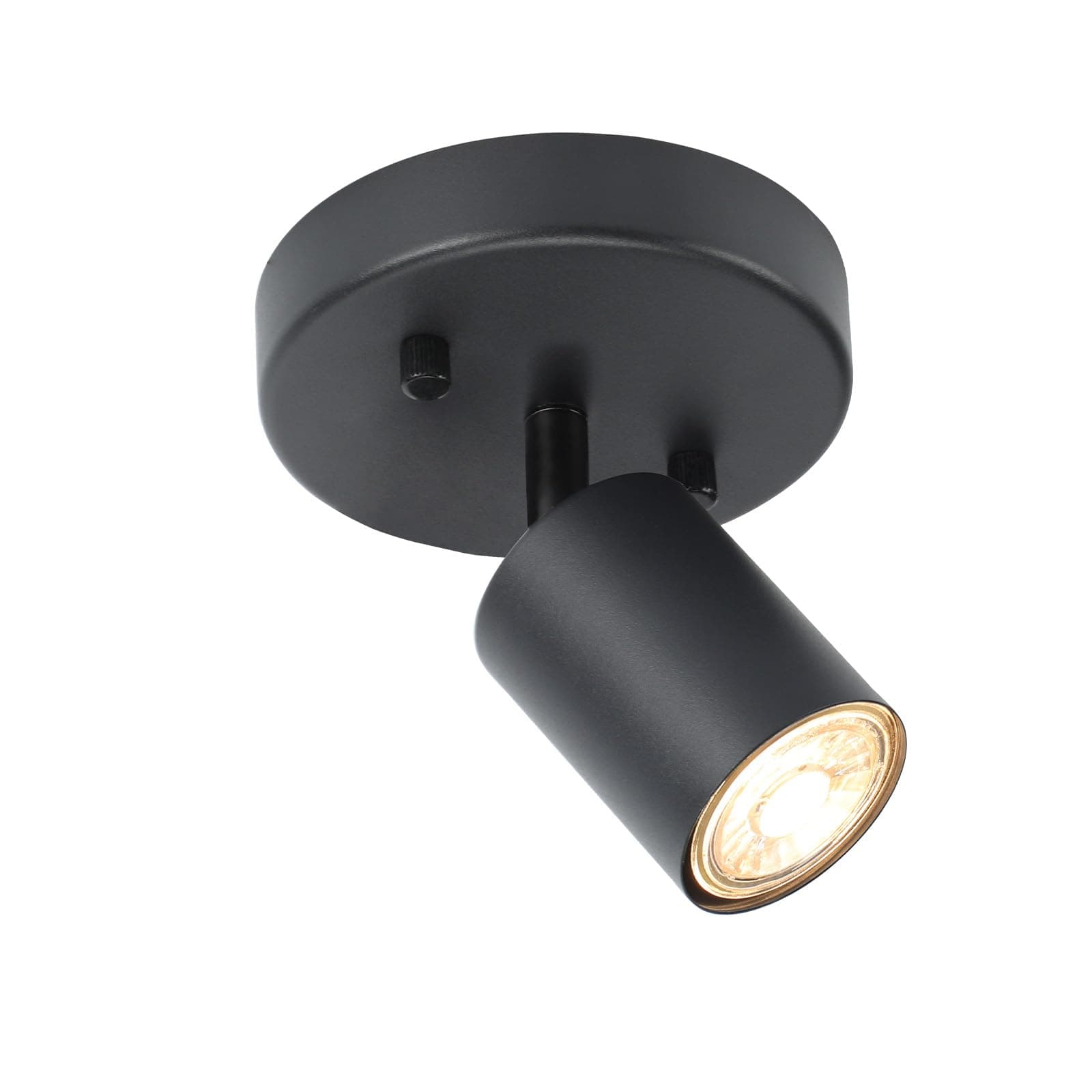 BoostArea LED Track Lighting Kit, Monopoint Sconce Adjustable Flush Mount Spot, Flexibly Rotatable Head for Kitchen, Living Room, Bedroom, GU10 Bulb Not Included