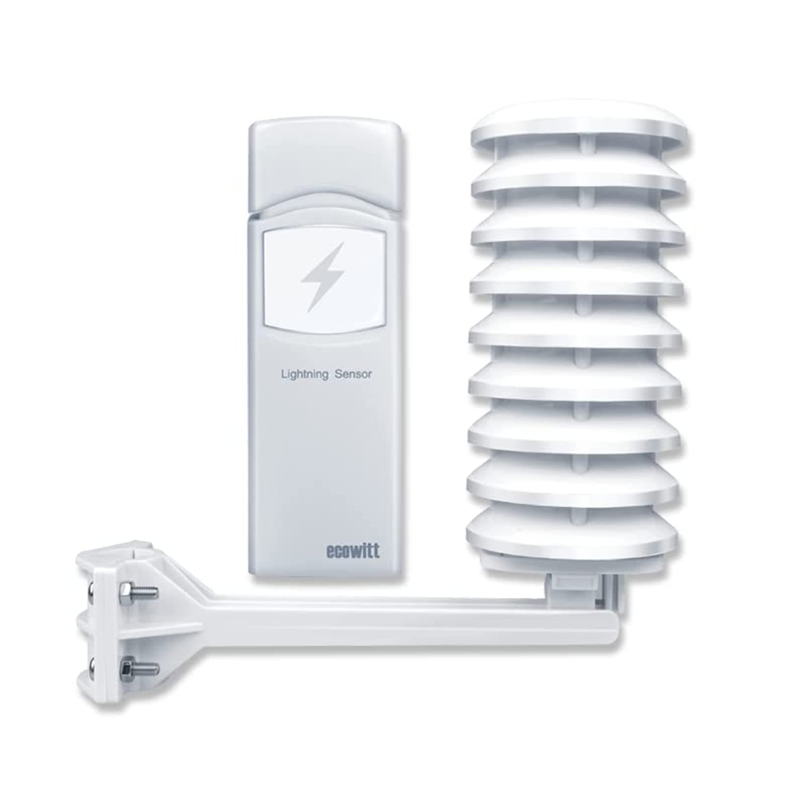 WH57 Wireless Lightning Detector Sensor with Email Strike Alert, Lightning Detector Portable