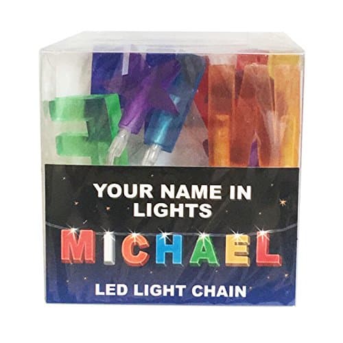 Name Lights (Michael) LED Colorful String Lights