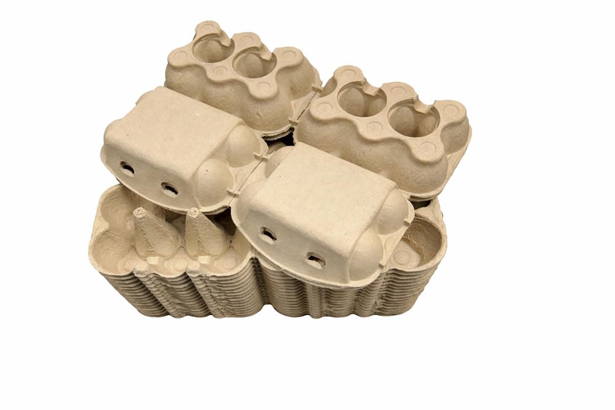 50 X HALF DOZEN QUALITY 'FLAT TOP' EGG BOXES TAKE XL EGGS