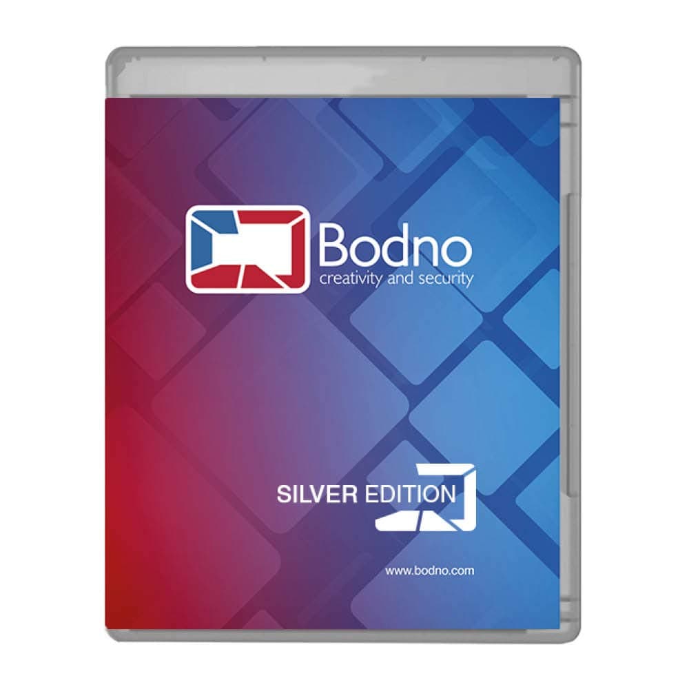 BodnoID Card Software Program for PC & MAC - Design & Print Photo ID Cards and Gift/Loyalty Cards - Silver Edition