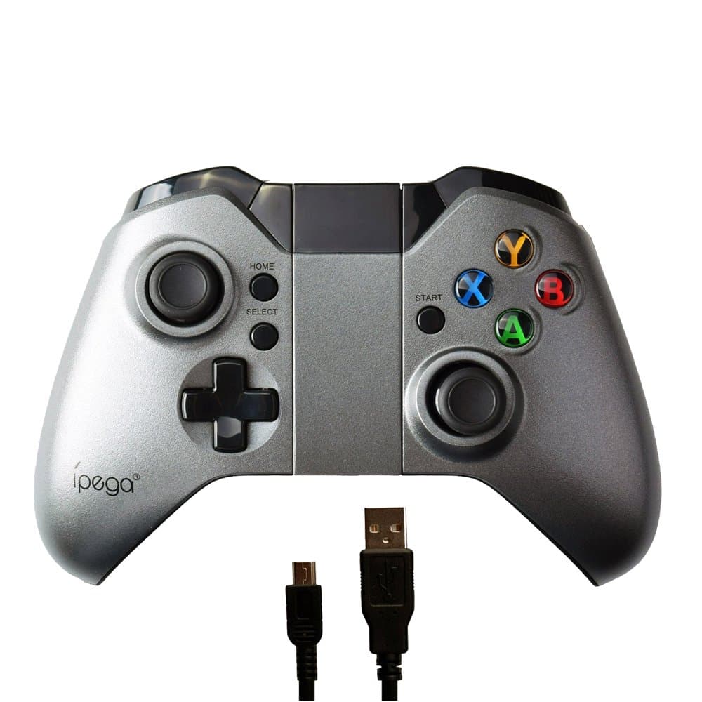 Dual Vibration wireless game controller- iPega PG-9062S bluetooth gamdpad Joystick for Android Smartphone Apple iPhone iPod and Samsung Gear VR Oculus VR Headset TV Box and Windows PC