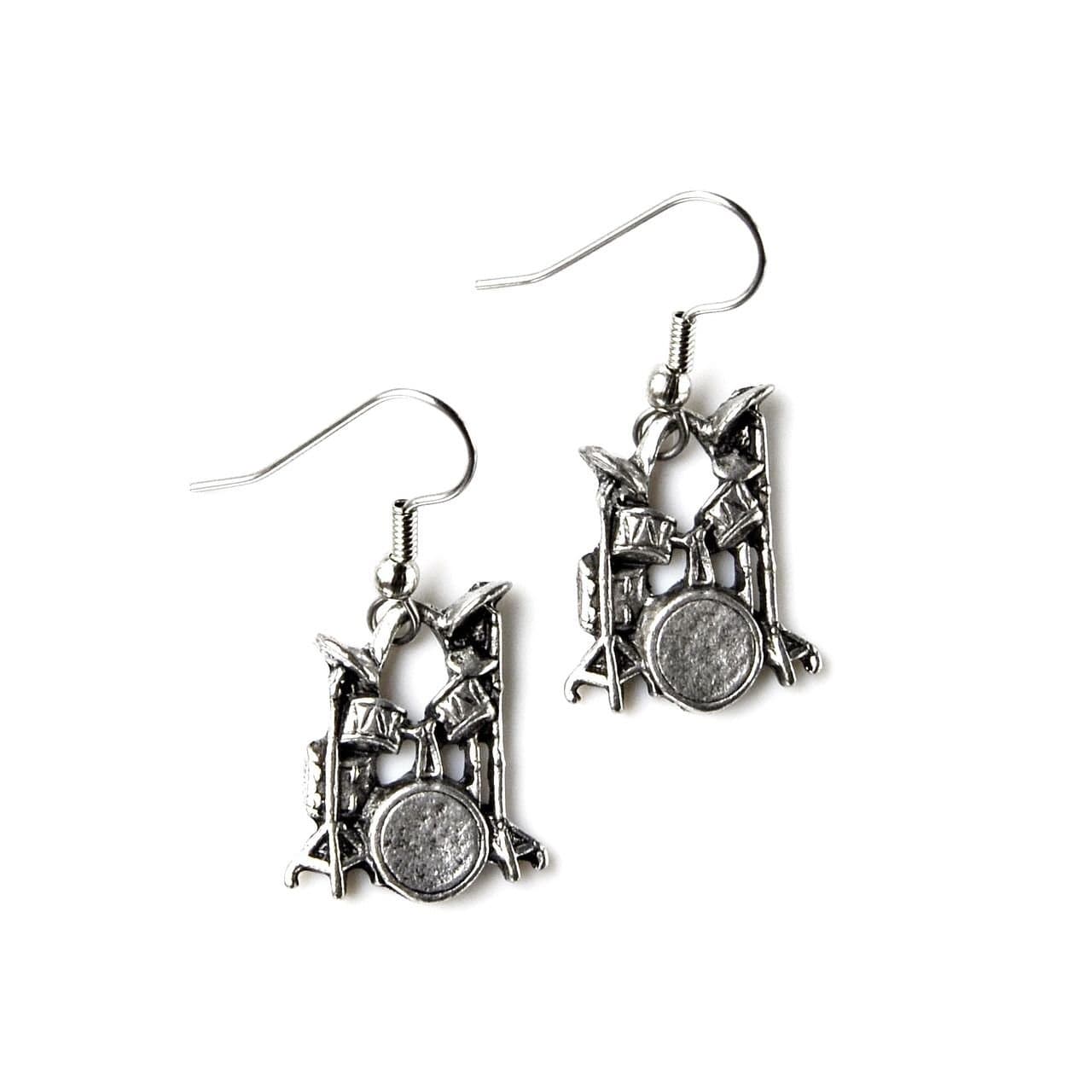 Drums French Loop Earrings