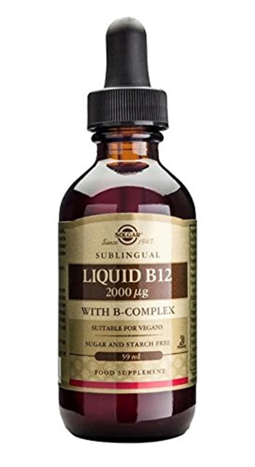 Sublingual Liquid B-12 with B-Complex