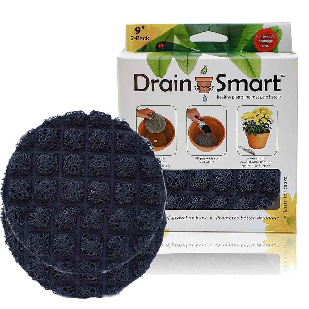 Drain Smart Drainage Insert Discs – Reusable Planter Bottom Inserts – Improve...