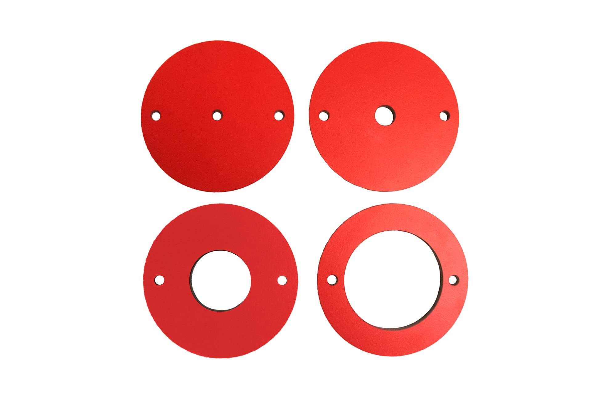 RT-PIR 4 Pc Phenolic Insert Ring Set for Router Plates