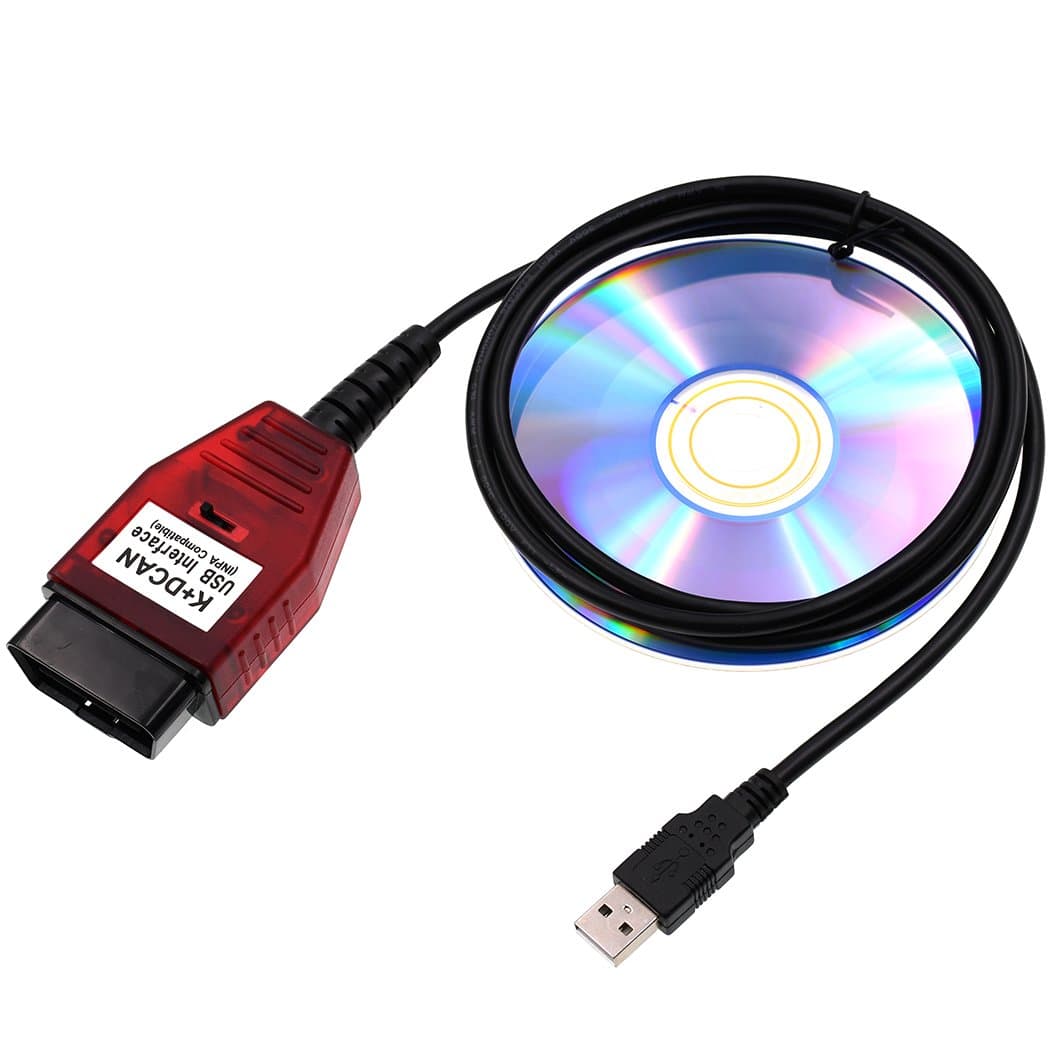 BMW INPA K+DCAN Diagnostic Cable Support E serials(with Switch) Compatible for BMW E39 E46 Work with ISTA SSS NCS Coding Winkfp Programing