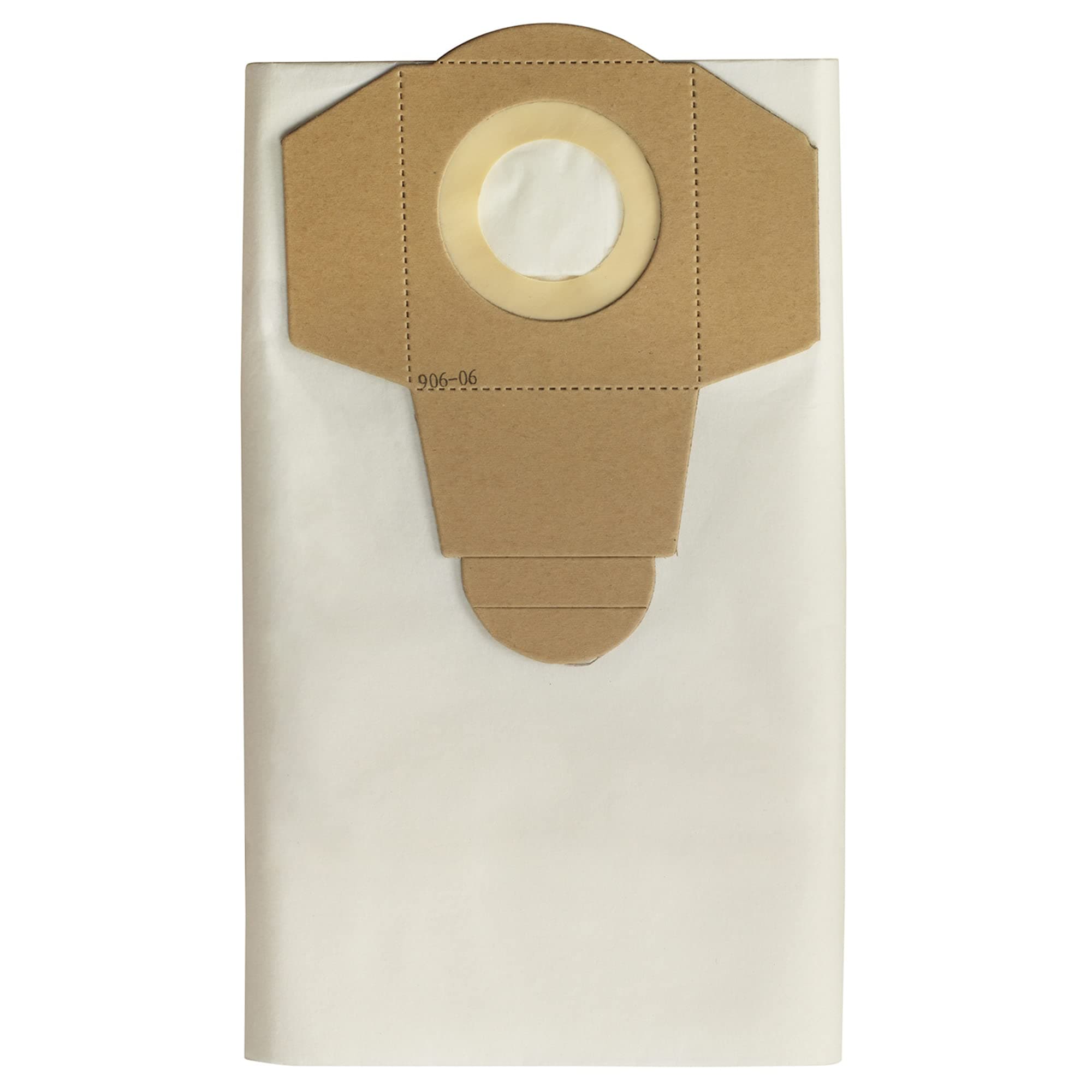 Vacmaster 30L Fine Filtration Dust Bags for Wet & Dry Vacuum Cleaners and Dust Extractors (5 Pack), White