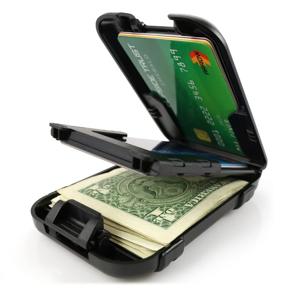 Wallets 4 RFID Blocking Wallet for Men with Removable Money Clip - Slim, Secure and Crush Resistant