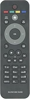 Blu-Ray DVD Remote for All Philips Blue-ray DVD Philips BDP3406