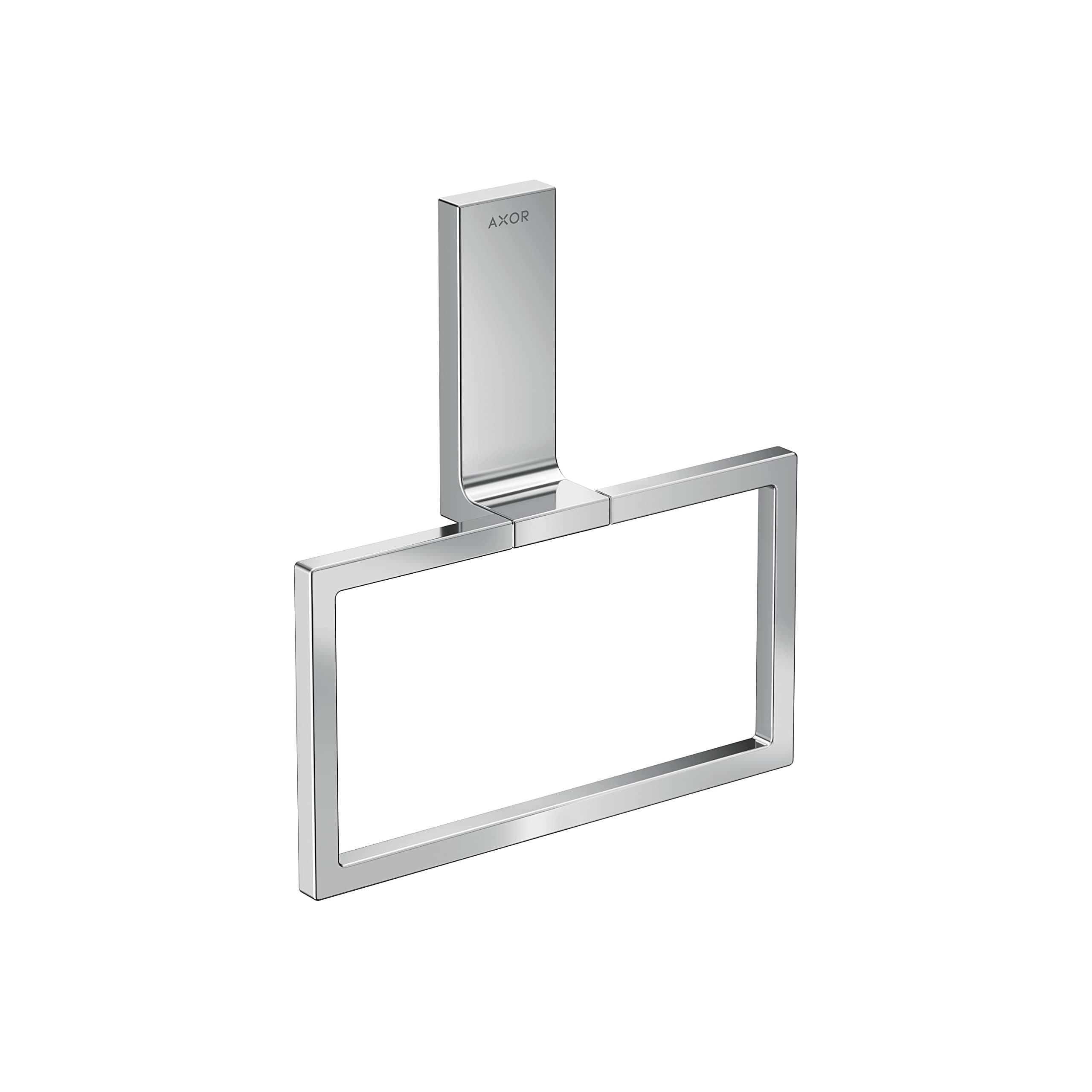 AXOR Universal Rectangular Towel Ring in Chrome, 42623000