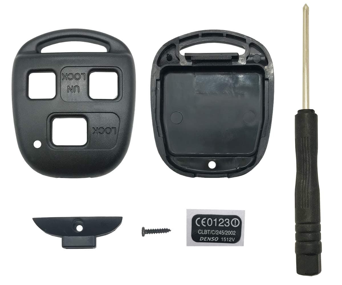 Replacement Keyless Entry Remote Control Key Case Fit For Lexus ES GS GX IS LS LX RX SC Key Fob Shell Cover (Replacement case)